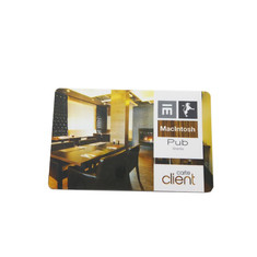 การพิมพ์ซิลค์สกรีนเคลือบเงา Rfid Hotel Key Cards 13.56mhz