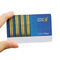 Contactless Metro ABS การขนส่ง Rfid Ic Card  EV1 4K Chip
