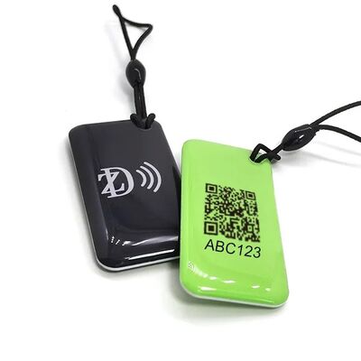 โครงการที่สามารถโปรแกรมได้ MIFARE Classic EV1 1K / 4K NFC RFID Epoxy Keychain สําหรับการควบคุมการเข้าถึง Key Tag